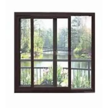 Polished UPVC Sliding Windows