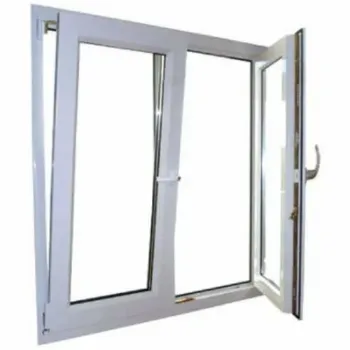 Coated UPVC Tilt Turn Window