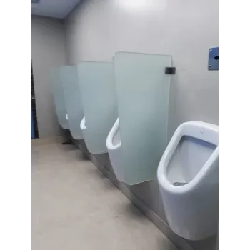 Polished Urinal Partition