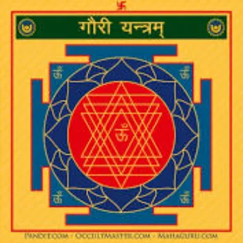  Golden Brass Shree Yantra