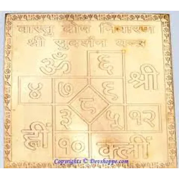  Golden Metal Vastu Yantra