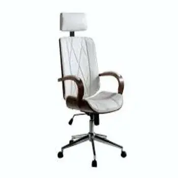 White Leather Visitor Chair