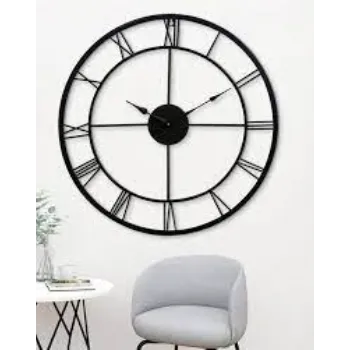  Infinity Time Large Metal Roman Clock