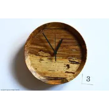 Edge Wood Wall Clock