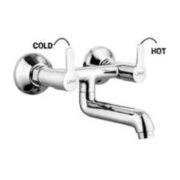 Wall Mixer Silver Color 