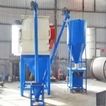 Blue And White Wall Putty making Machine