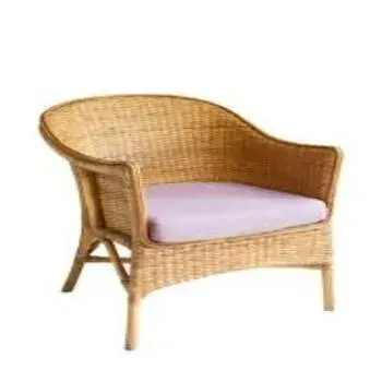 Cane Sofa Type Wicker Chair