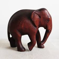 Wooden Elephant Statue