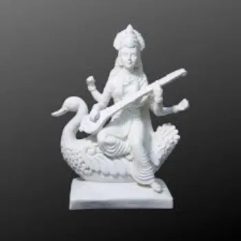  Saraswati Marble Statue