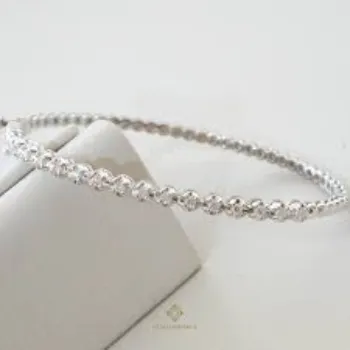  Corrosion Proof White Gold Bangles