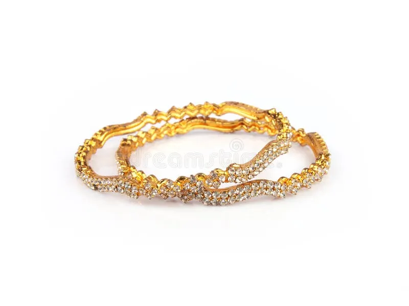 White Gold Bangles
