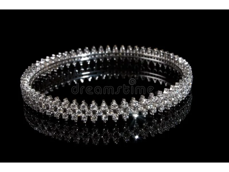 White Gold Bangles