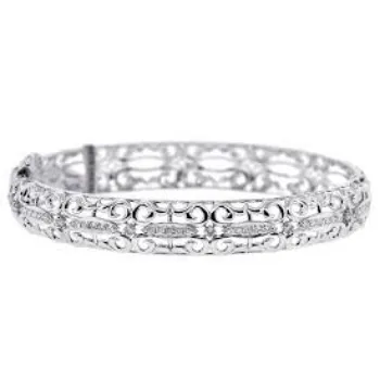 Iroc sales White Gold Bangles