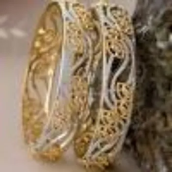 Shree Aadya Jewels White Gold Bangles
