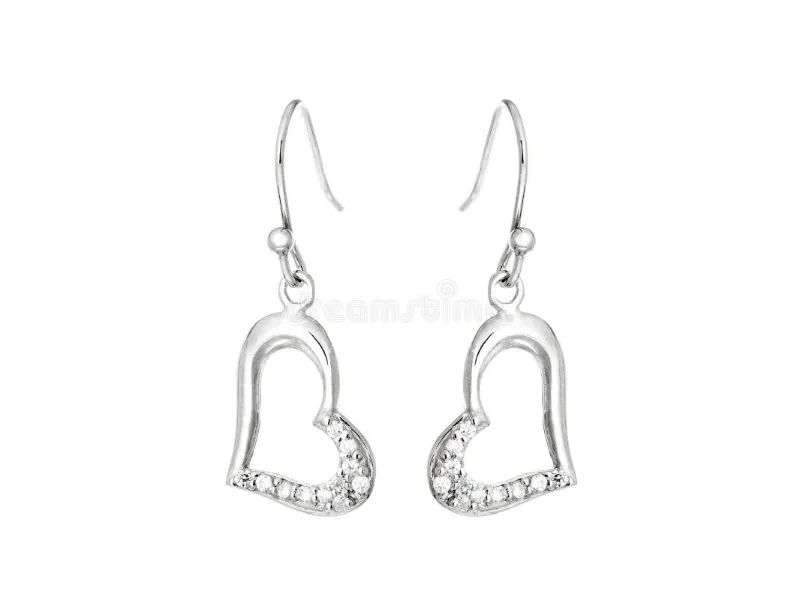 White Gold Earring