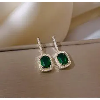 White Gold Earrings 
