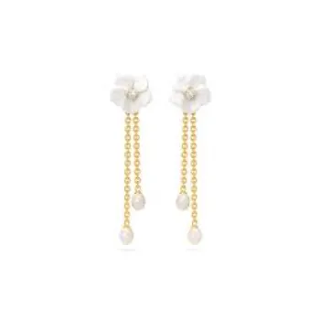 White Gold Earring