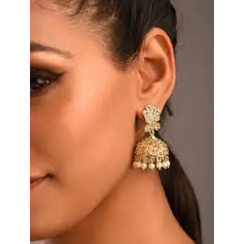 Rust Proof White Gold Earring