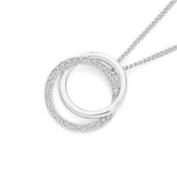 Mahavir Imitation Jewellery White Gold pendant