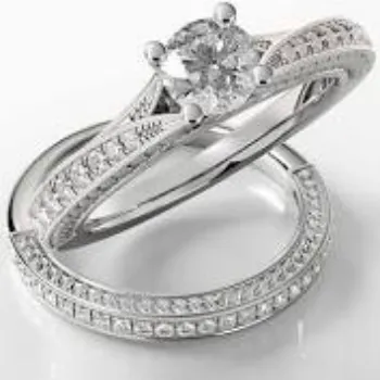  Corrosion Proof White Gold Ring