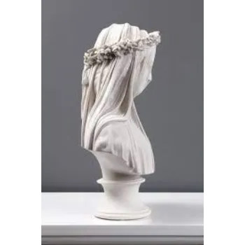  lady White Marble Statue