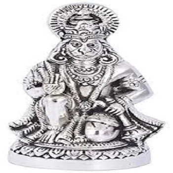 White Silver Metal Statue