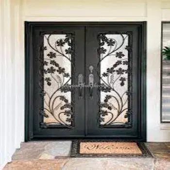 Coated Entrance Steel Mother Son Door, For Home
