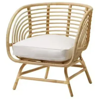 Polished Wicker Chair