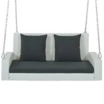 Fine Finishing Wicker Porch Swing