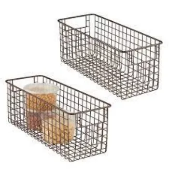 Wire Basket Silver Color