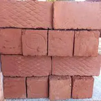 Cubical Clay Wire Cut Bricks, for Partition Walls, Color : Red