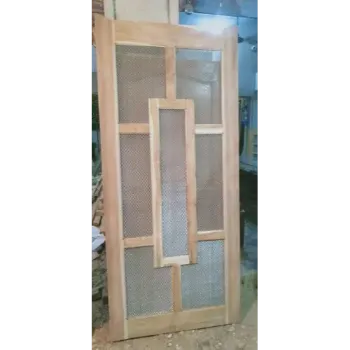 Polished Wired Door