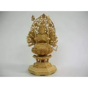  Wood Buddha Sculpture