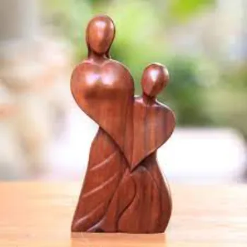  Ehren Always in Love Wood Figurine Ivy Bronx
