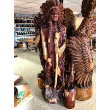 Rudraksha Mart Wood Sculpture