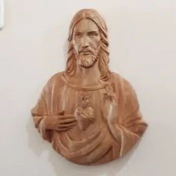  Wood Jesus Sculpture