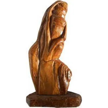 A K Packaging Wood Sculpture