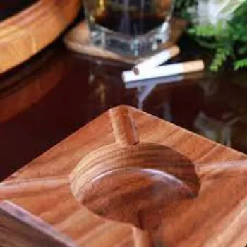 Polished Wooden Ashtray
