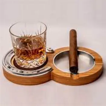 New  Wooden Ashtray