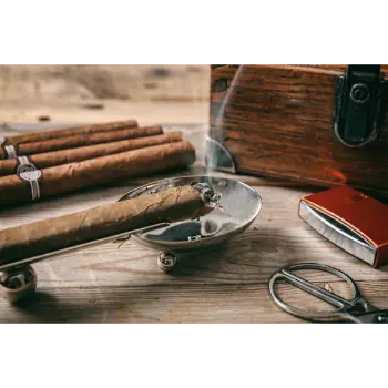 Plain & Printed Wooden Ashtray