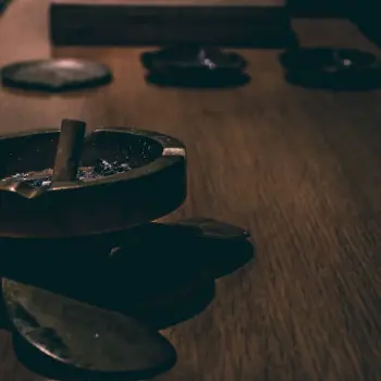 Antique Wooden Ashtray
