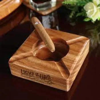 Polished Wooden Ashtray
