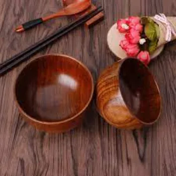 A N Wooden Bowl