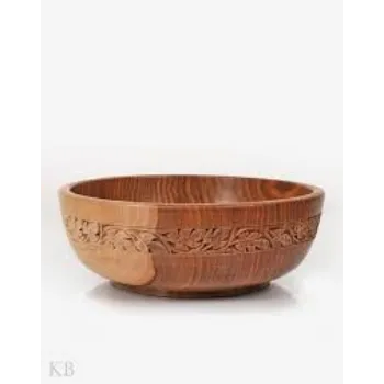 Brown Wooden Bowl