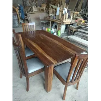 Polished Wooden Dining Chair