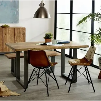 Plain Wooden Dining Table