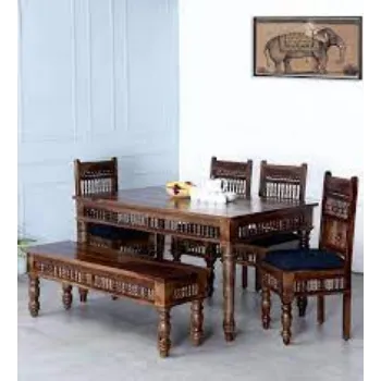 Fine Finishing Wooden Dining Table