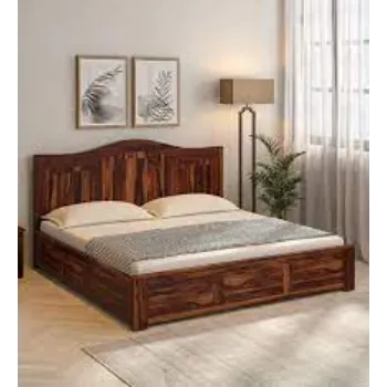 High Utility  Wooden Double Bed