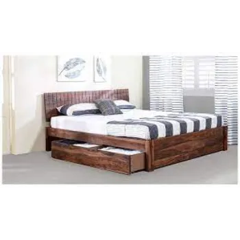 Non Breakable Wooden Double Bed