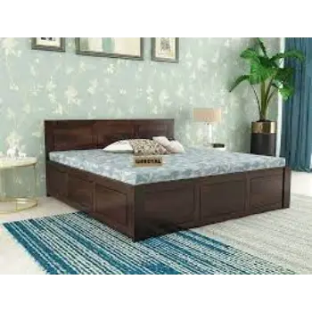 Durable Wooden Double Bed